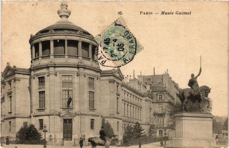 Carte postale ancienne Musée Guimet à Paris 16e