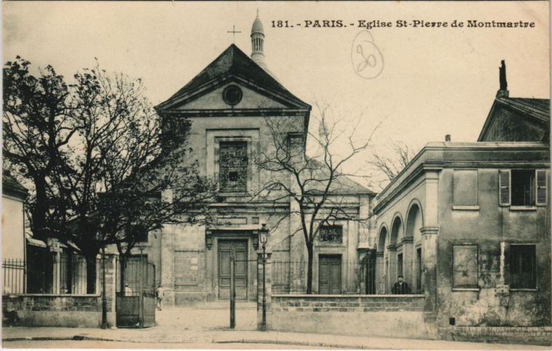 Carte postale ancienne Eglise Saint-Pierre de Montmartre à Paris 18e