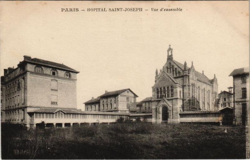Carte postale ancienne Hôpital Saint-Joseph - Vue d'ensemble à Paris 14e