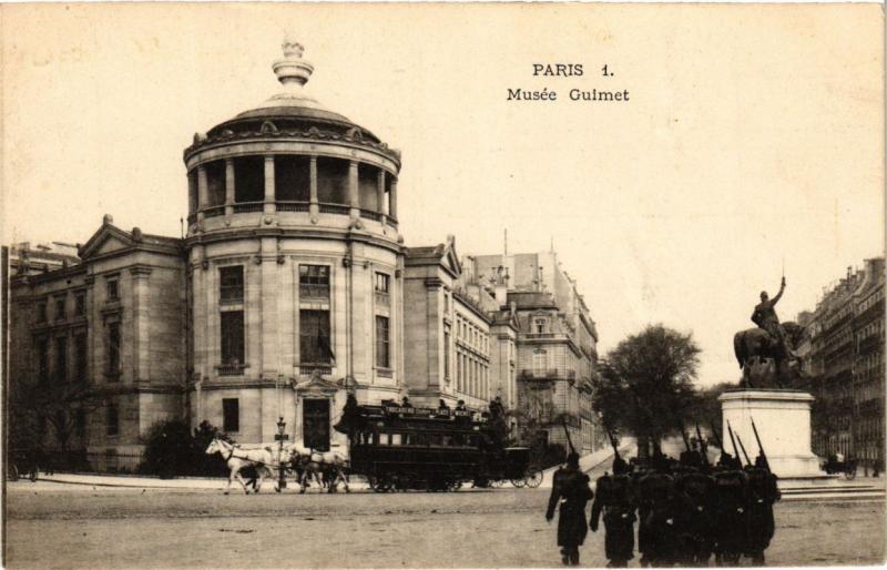 Carte postale ancienne Musée Guimet à Paris 16e