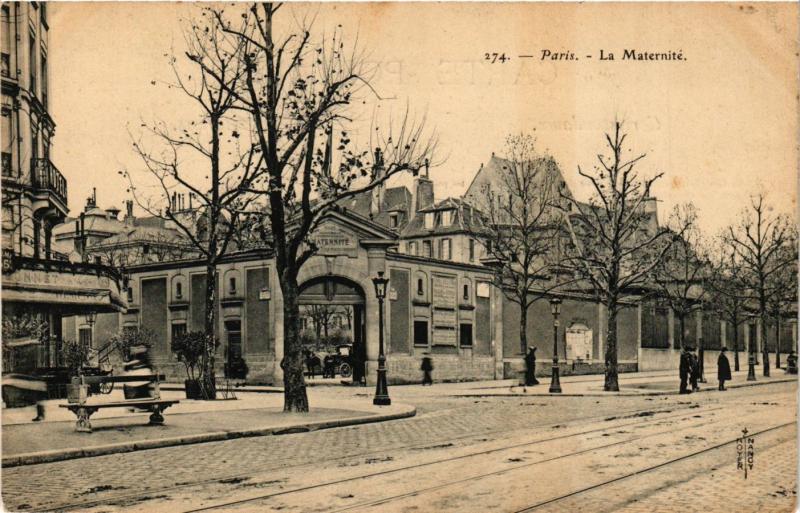 Carte postale ancienne La Maternité à Paris 5e