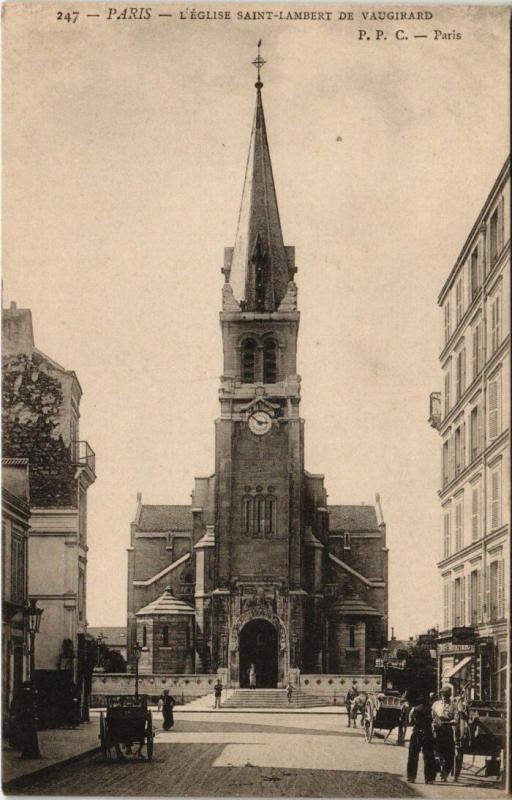 Carte postale ancienne L'Eglise Saint-Lambert de Vaugirard à Paris 15e