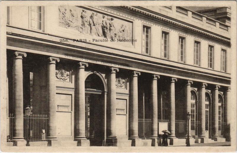 Carte postale ancienne Paris 6e - 258. Faculté de Médecine à Paris 6e