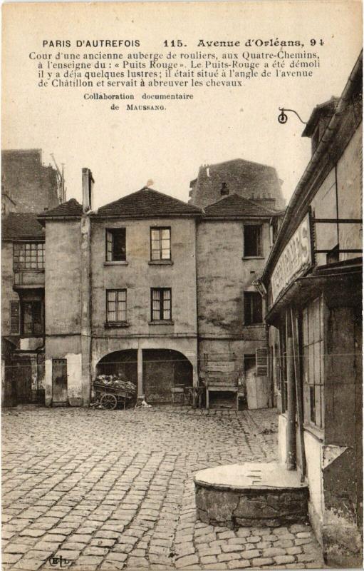 Carte postale ancienne Paris 4e - Avenue d'Orléans à Paris 4e