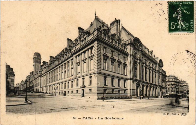 Carte postale ancienne Paris 5e-La Sorbonne à Paris 5e