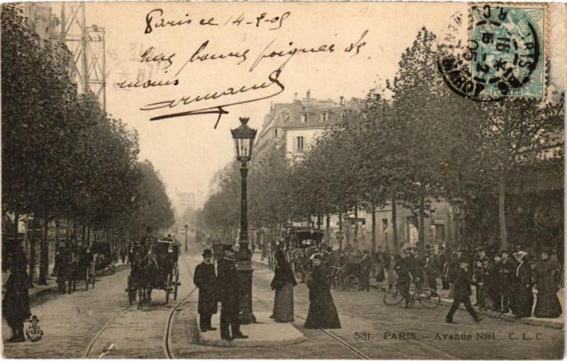 Carte postale ancienne Avenue Niel à Paris 17e