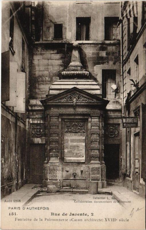 Carte postale ancienne Paris 4e - Rue de Jarente à Paris 4e