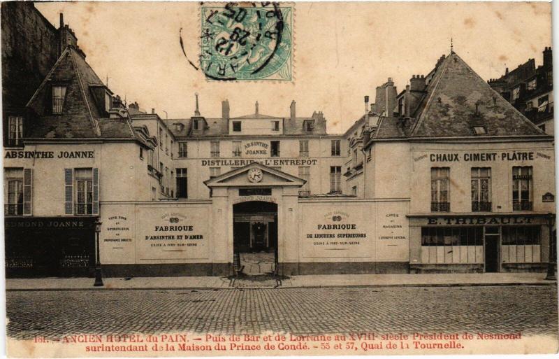 Carte postale ancienne Paris 5e - Ancien Hotel du Pain à Paris 5e