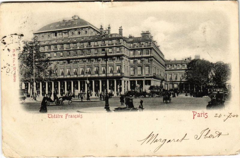 Carte postale ancienne Paris Théatre francais