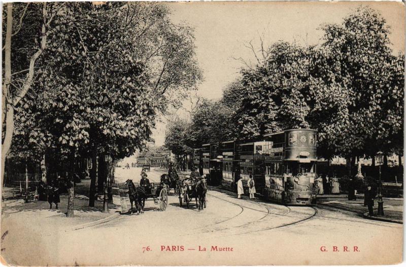 Carte postale ancienne La Muette à Paris 16e