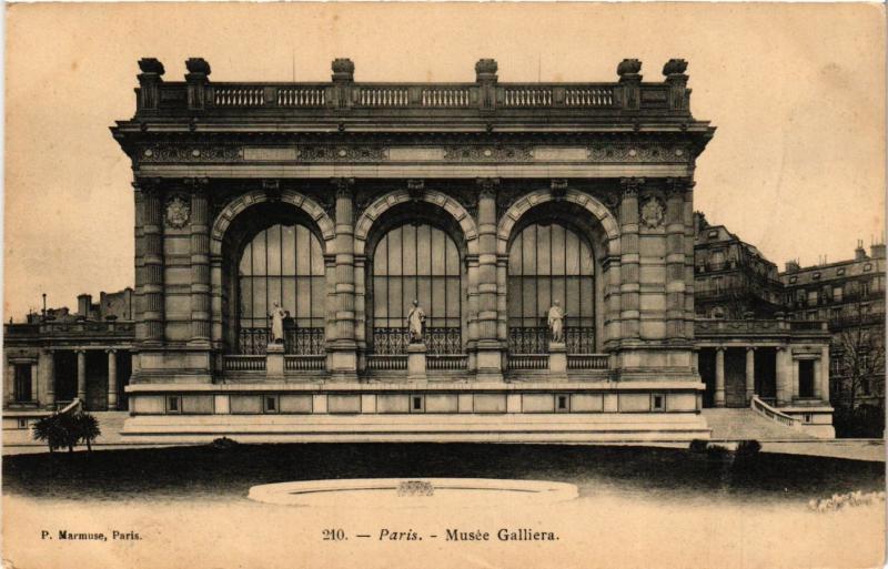 Carte postale ancienne Musée Galliera à Paris 16e