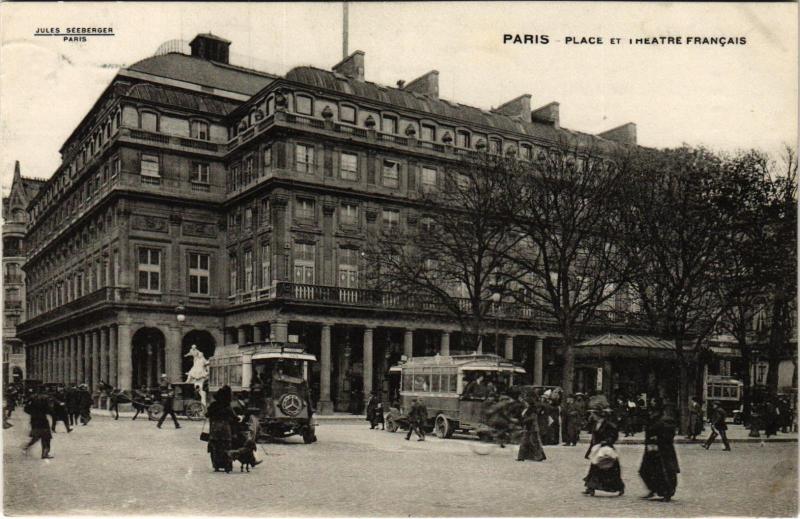 Carte postale ancienne Paris Théatre francais