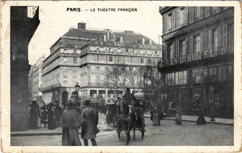 Carte postale ancienne Paris Théatre francais