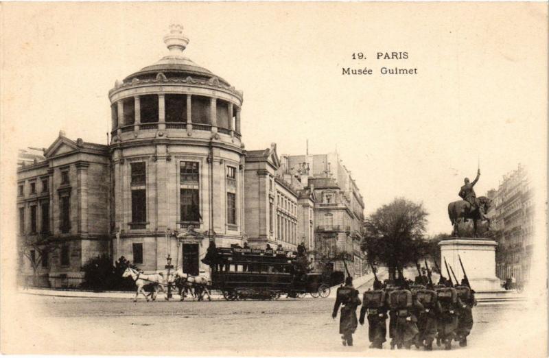 Carte postale ancienne Musée Guimet à Paris 16e