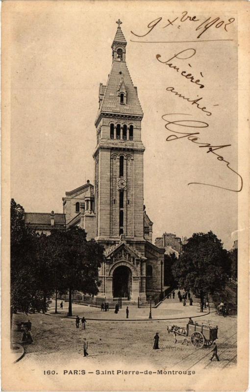 Carte postale ancienne Paris 14e Paris-Saint Pierre de Montrouge à Paris 14e