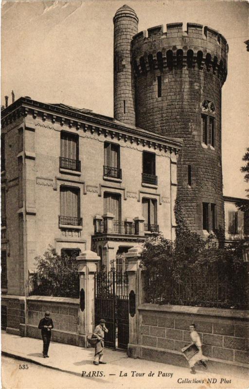 Carte postale ancienne La Tour de Passy à Paris 16e