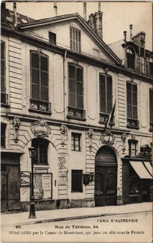 Carte postale ancienne Paris 4e - Rue de Turenne à Paris 4e