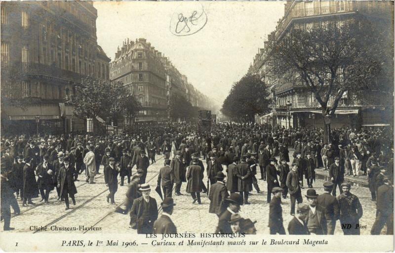 Carte postale ancienne Paris - Les Journées Historiques à Paris