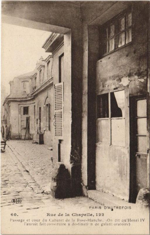Carte postale ancienne Paris - Rue de la Chapelle, 122 à Paris