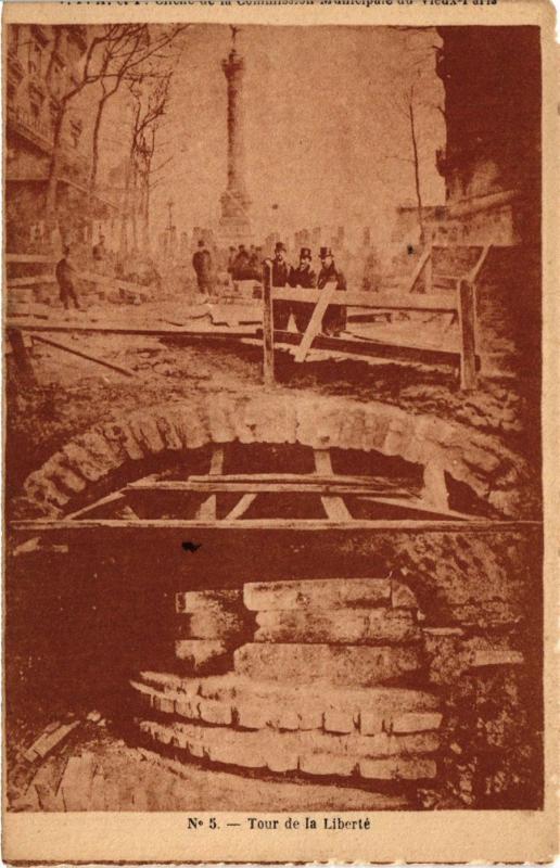 Carte postale ancienne Paris 11e Paris-Tour de la Liberté à Paris 11e