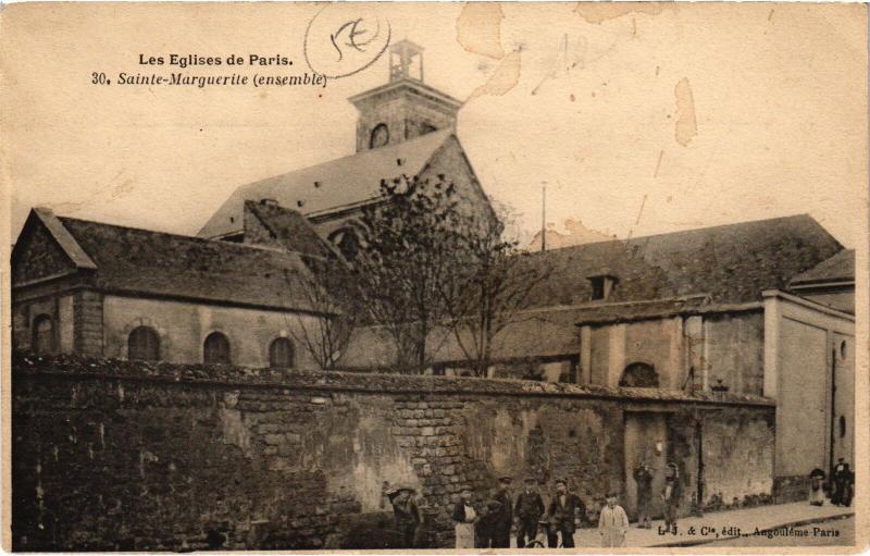 Carte postale ancienne Paris 11e - Sainte-Marguerite à Paris 11e