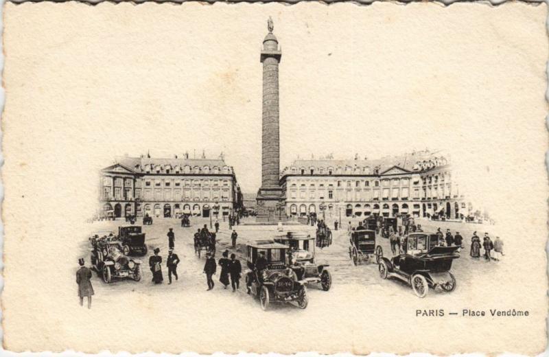 Carte postale ancienne Paris - Place Vendome à Paris
