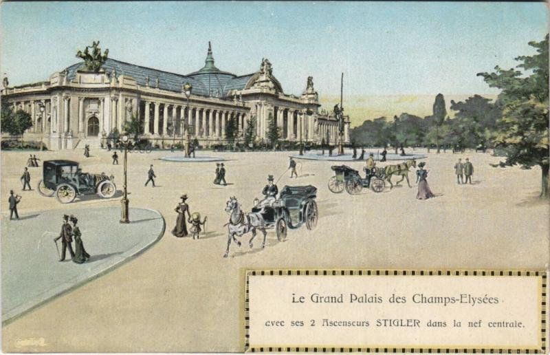 Carte postale ancienne Paris - Le Grand Palais des Champs-Elysées à Paris