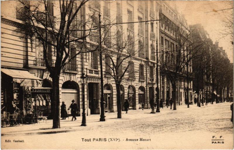 Carte postale ancienne Avenue Mozart à Paris 16e