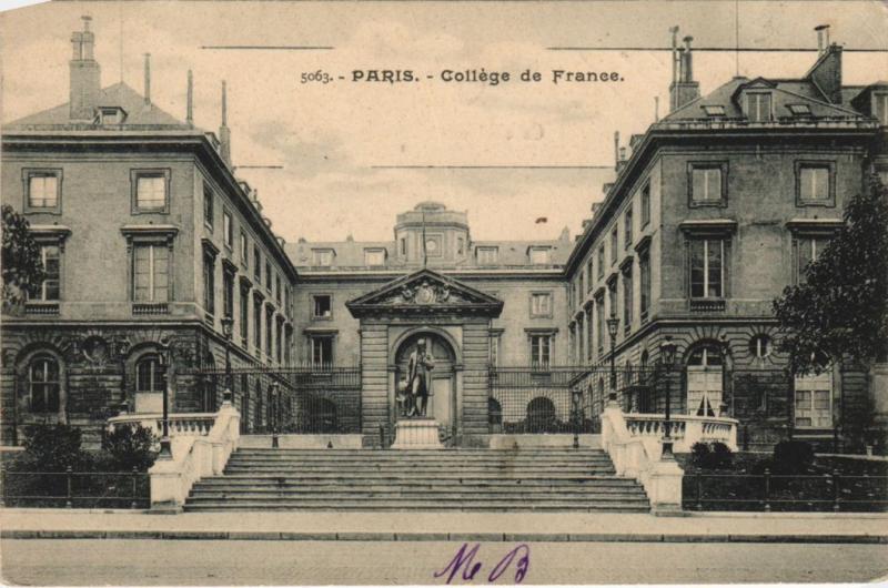 Carte postale ancienne Paris 5e College de France à Paris 5e
