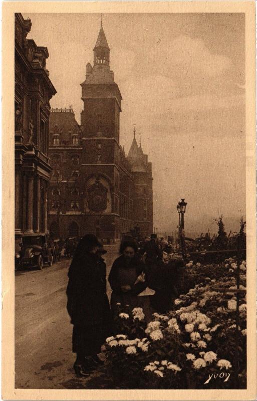 Carte postale ancienne Paris 4e - Marché aux Fleurs à Paris 4e