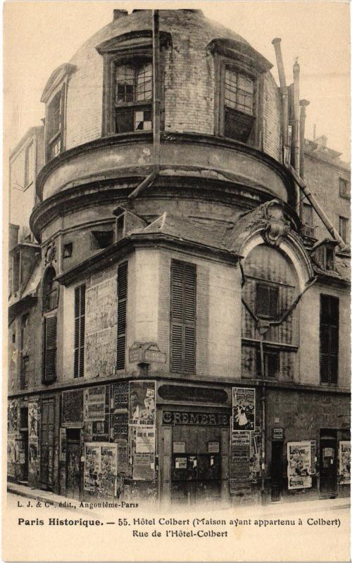 Carte postale ancienne Hôtel Colbert (Maison ayant appartenu à Colbert) à Paris 5e
