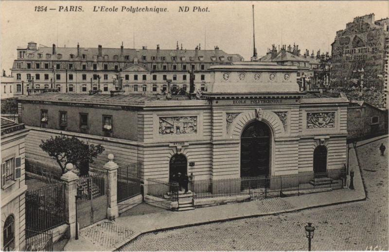 Carte postale ancienne Paris 5e Ecole Polytechnique à Paris 5e