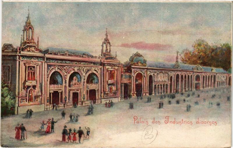 Carte postale ancienne Paris (1e) - Palais des Industries diverses à Paris 1er