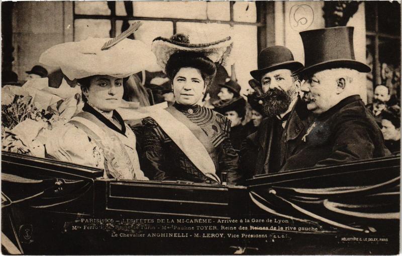 Carte postale ancienne Paris - Les Fétes de la Mi-Caréme à Paris