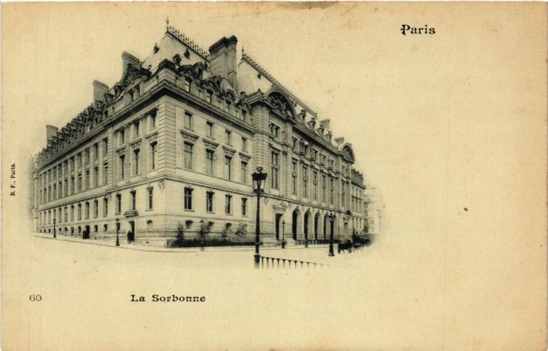Carte postale ancienne Paris 5e-La Sorbonne à Paris 5e