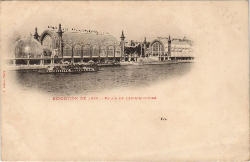 Carte postale ancienne Expo 1900 Paris Palais de l'Horticulture
