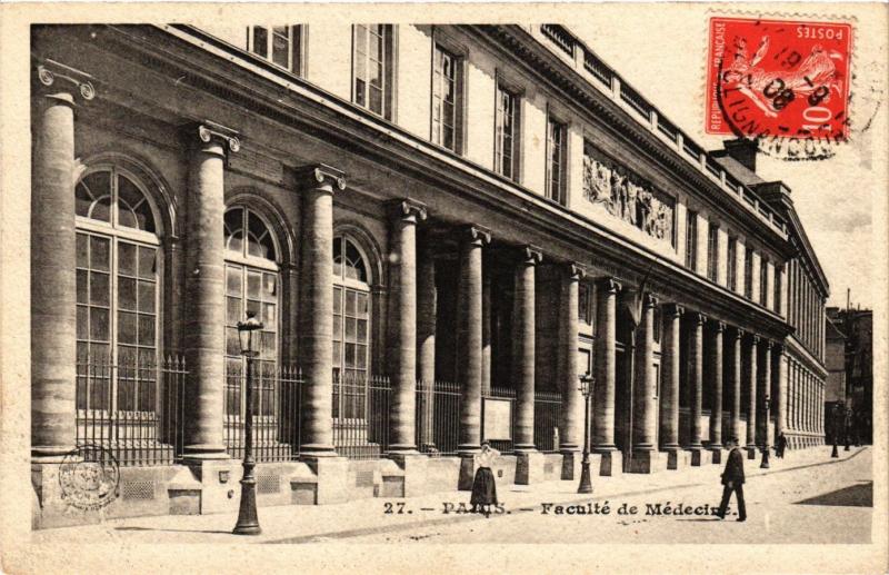 Carte postale ancienne Paris 6e Paris-Faculté de Médecine à Paris 6e