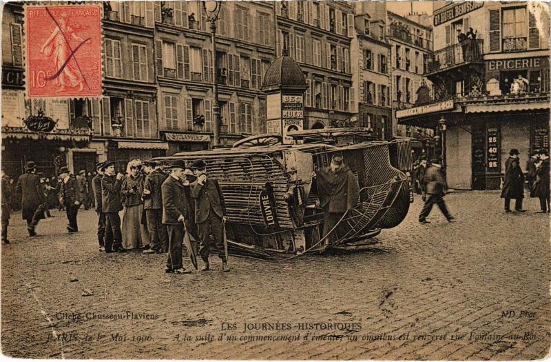 Carte postale ancienne Paris 11e - Les Journées Historiques à Paris 11e