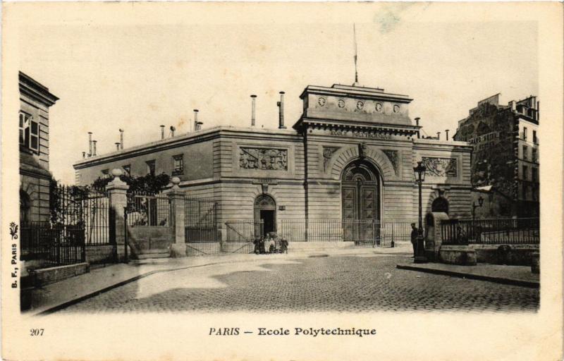 Carte postale ancienne Paris 5e-Ecole Polytechnique à Paris 5e