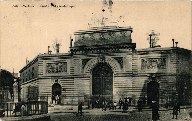 Carte postale ancienne Paris 5e-Ecole Polytechnique à Paris 5e