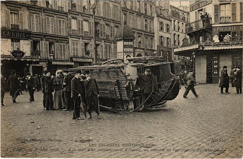 Carte postale ancienne Paris 11e - Les Journées Historiques à Paris 11e