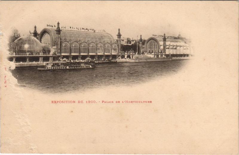 Carte postale ancienne Expo 1900 Paris Palais de l'Horticulture