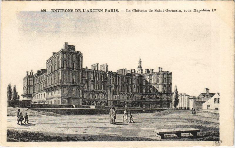 Carte postale ancienne Ancien Paris Chateau de Saint-Germain