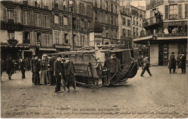 Carte postale ancienne Paris 11e - Les Journées Historiques à Paris 11e