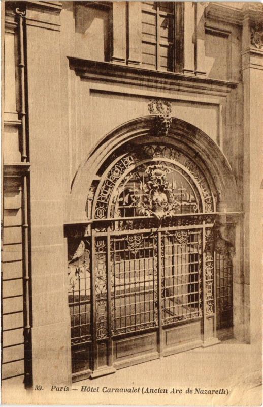 Carte postale ancienne Paris 3e Paris-Hotel Carnavalet à Paris 3e