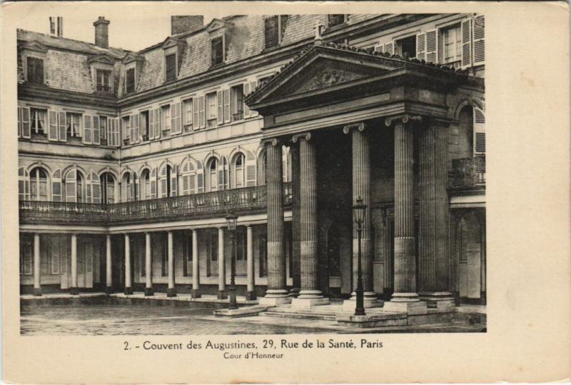 Carte postale ancienne Paris 13e 29, rue de la Santé Couvent des Augustines à Paris 13e