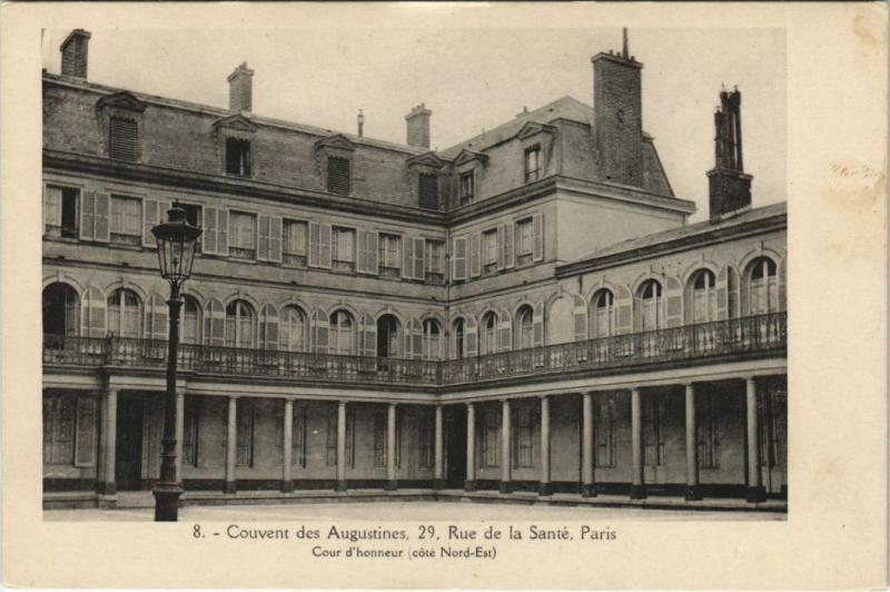 Carte postale ancienne Paris 13e 29, rue de la Santé Couvent des Augustines à Paris 13e