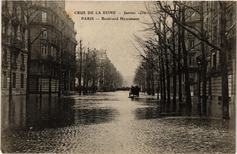 Carte postale ancienne Paris 9e - Boulevard Haussmann à Paris 9e