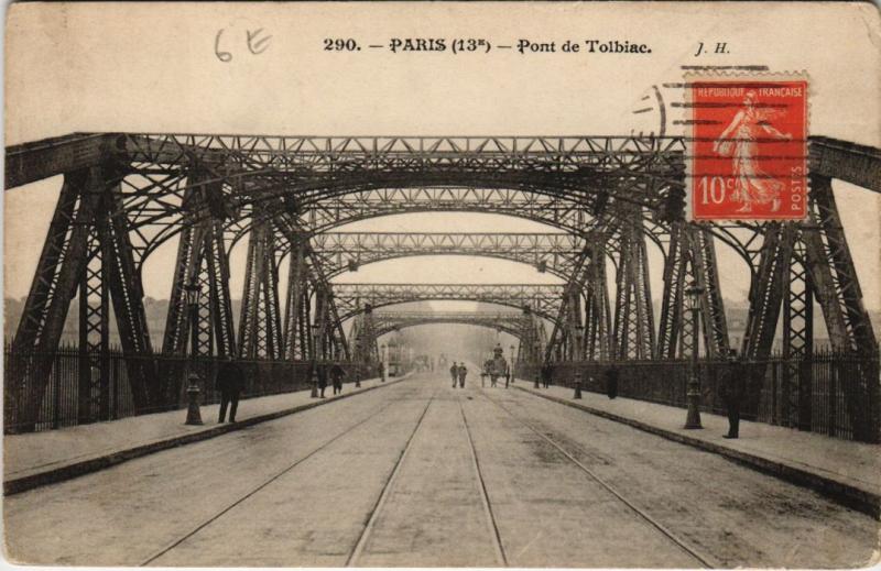 Carte postale ancienne Paris 13e - 209. Pont de Tolbiac à Paris 13e