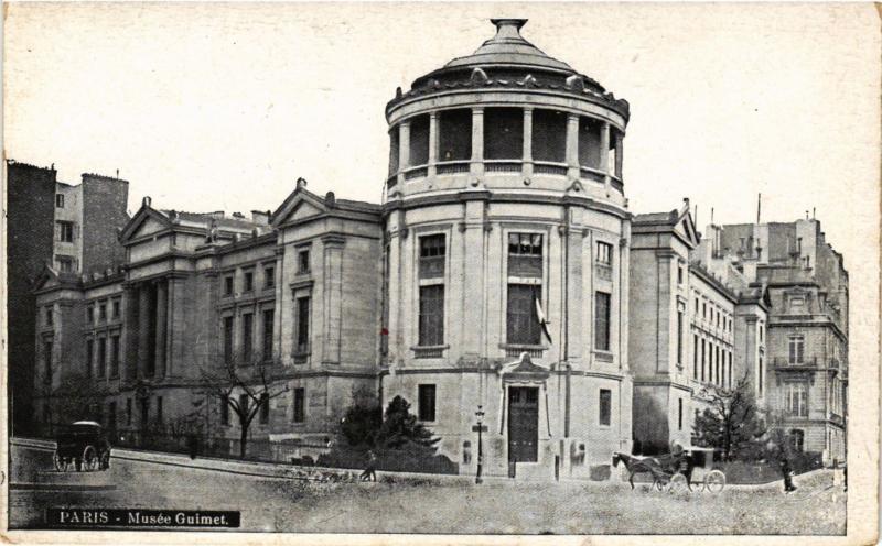 Carte postale ancienne Musée Guimet à Paris 16e